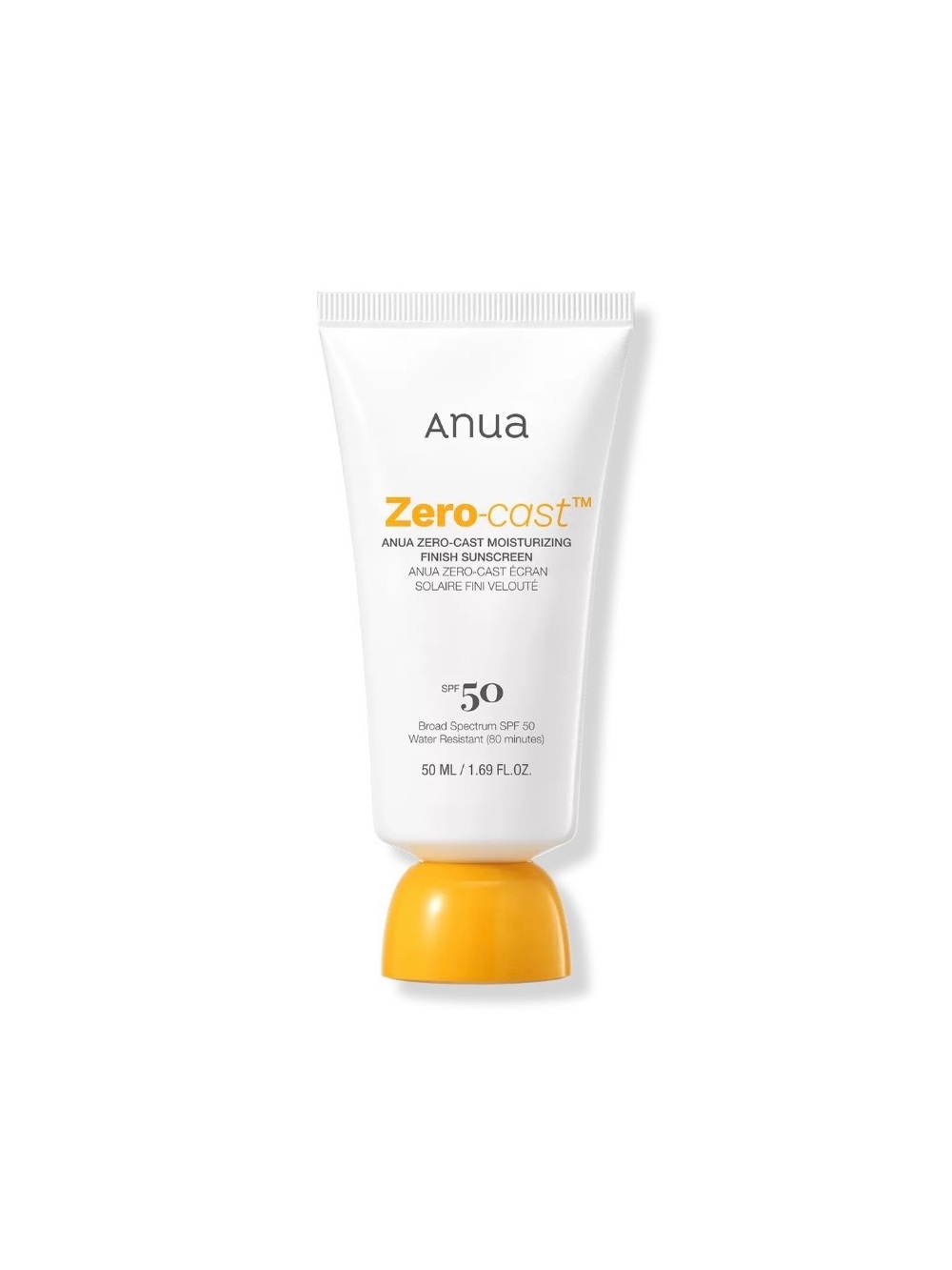 Anua Zero-cast™ SPF 50 Moisturizing Sunscreen